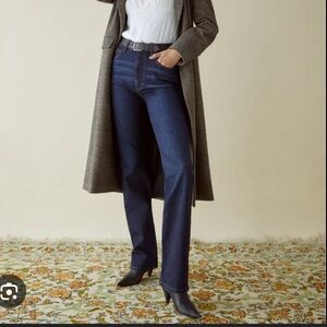 Reformation Dark Indigo Bootcut Jeans